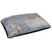 Tucker Murphy Pet™ Carlsen Rain Over the Shore Outdoor Dog Pillow/Classic Polyester in Gray/Blue | 14 H x 42.5 W x 14 D in | Wayfair