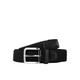 Herren Jack & Jones Elastischer Stoff Gürtel | Flecht Stretch Ledergürtel | Belt ohne Löcher JACSPRING, Farben:Schwarz, Größe Gürtel:105