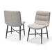 Brayden Studio® Nanci Upholstered Side Chair Fabric in Brown | 34 H x 19.75 W x 24 D in | Wayfair 1A1B0FFE86FC4F03B9B3AA98F512369B