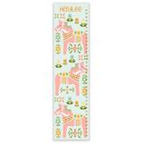 Harriet Bee Malani Dala Horsh Personalized Growth Chart Canvas in Blue/Green/Pink | 39 H x 10 W in | Wayfair 2BB8167B735D42EDB0E97504F9FF392E