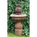 Henri Studio Pina Cascada 55"H Relic Lava Outdoor Fountain