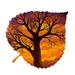 Loon Peak® Autumnal Aspen Leaf Wall Décor Metal in Gray/Orange | 15 H x 18 W x 1 D in | Wayfair 65A929B1FF2643B29F13531A83CE23F4