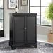 Three Posts™ Hedon Bar Cabinet Wood in Black | 41 H x 22 D in | Wayfair 5C7A08756C9F4F2388AC145598226959