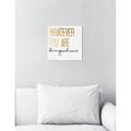 Art Remedy Oliver Gal 'Be a Good One' Textual Art Print on Canvas Canvas, Wood | 12 H x 12 W x 1.5 D in | Wayfair 23263_12x12_CANV_XHD