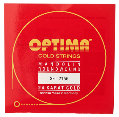 Optima 2155 24K Mandolin Gold Strings