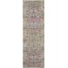 Vintage Kashan 6' Runner Ivory Multicolor Boho Area Rug - Nourison VKA02