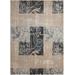 Maxell 8'x11' Black and Beige Oversized Contemporary Floral Area Rug - Nourison MAE03