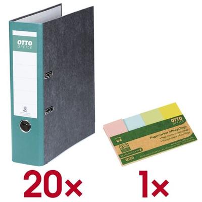 OTTO Office Re 20x Ordner »Future« inkl. Haftstreifen »Recycling« grün, 8x32x28.5 cm Image