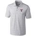 Men's Cutter & Buck Gray Louisville Cardinals Big Tall Advantage Space Dye Polo