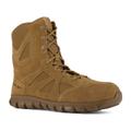 Reebok Sublite Cushion Tactical Boot 8 inch Tactical Boot with Side Zipper - Men's Coyote 7 Medium 690774455597