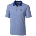 Men's Cutter & Buck Royal Florida Gators Big Tall Forge Tonal Stripe Polo