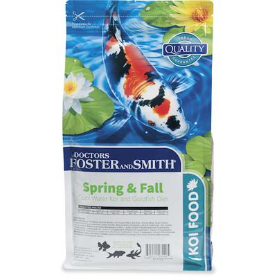 Drs. Foster and Smith Spring & Fall Coldwater Koi and Goldfish Food, 5 lbs.