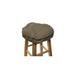 August Grove® Villar Barstool Outdoor Cushion Cotton Blend in Brown | 4 H x 15 W x 15 D in | Wayfair BB5B088B1E9D481A8ED75EA06928008D