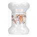 Tucker Murphy Pet™ Akita Bone Shaped Pet Treat Jar Ceramic | 9 H x 6 W x 5 D in | Wayfair 96F1D8B0FF614284BA4835D5A9AC3DEE