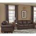 17 Stories Lexus 2 Piece Leather Living Room Set Genuine Leather in Brown | 38 H x 83 W x 38 D in | Wayfair Living Room Sets
