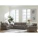 Canora Grey Pedigo 3 Piece Leather Sleeper Living Room Set Genuine Leather in Brown | 38 H x 84 W x 37 D in | Wayfair Living Room Sets