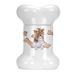 Tucker Murphy Pet™ Yorkshire Terrier Bone Shaped Pet Treat Jar Ceramic, Size 9.0 H x 6.0 W x 5.0 D in | Wayfair 97D6232C279F44858A21DF2FDB69ECD8