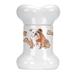 Tucker Murphy Pet™ English Bulldog Bone Shaped Pet Treat Jar Ceramic | 9 H x 6 W x 5 D in | Wayfair A271329E7B91472DB52A69BDEFB0A2FB