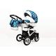 Travel System Stroller Pram Pushchair 2in1 3in1 Set Isofix Tropic by SaintBaby Mint Parrots 3in1 with Baby seat