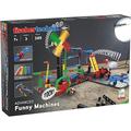 fischertechnik 551588 ADVANCED Funny Machines – Bausatz für Kinder, Konstruktionsspielzeug mit spannenden Kettenreaktionen, inkl. Katapult & Gauss-Kanone, Mittel