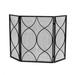 Home Loft Concepts David Iron Fireplace Screen Iron in Gray/Black | 29.75 H x 41 W x 1.25 D in | Wayfair A5BEFB488845420EB5D7E3037517335B