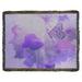 Latitude Run® Kalie Watercolor Butterfly & Rose Cotton Throw Cotton in Indigo | 37 W in | Wayfair C080C5782BF64F5392C160C6D0F34833