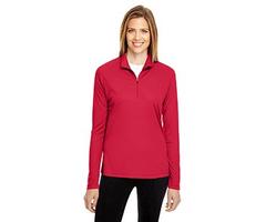 Team 365 Womens Zone Performance Quarter-Zip (TT31W), Sport Red, Large