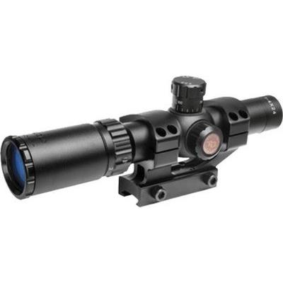 TRUGLO TRU-Brite 30 Series 1-4 X 24mm Rifle Scope with Mount