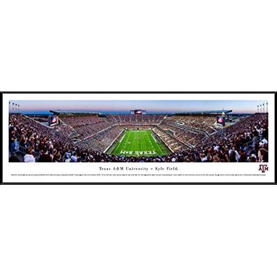 Texas A&M Football - End Zone - Blakeway Panoramas College Sports Posters with Standard Frame