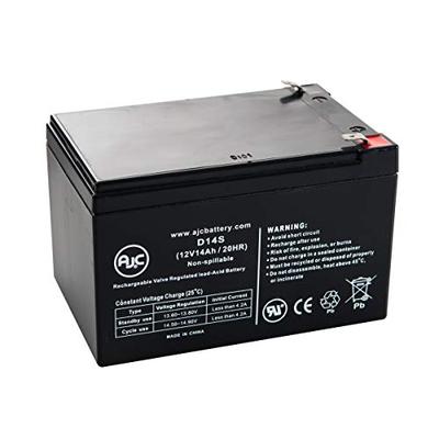 Haijiu 6-DFM-15 12V 14Ah Scooter Battery - This is an AJC Brand Replacement