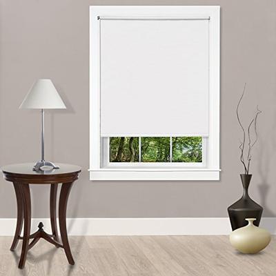 Achim Home Furnishings Cords Free Tear Down Window Shade 55" x 72" White