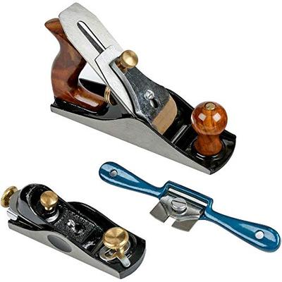 Grizzly H6243 3-Piece Woodworking Plane Set