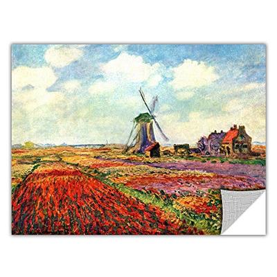 ArtWall 'Windmill' Removable Wall Art by Claude Monet, 24 by 32-Inch