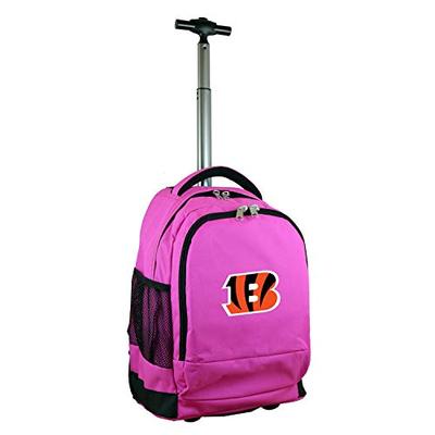 NFL Cincinnati Bengals Expedition Wheeled Backpack, 19-inches, Pink