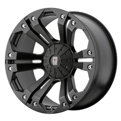 XD Series by KMC Wheels XD778 Monster Matte Black Wheel (18x9"/5x139.7mm, +18mm offset)