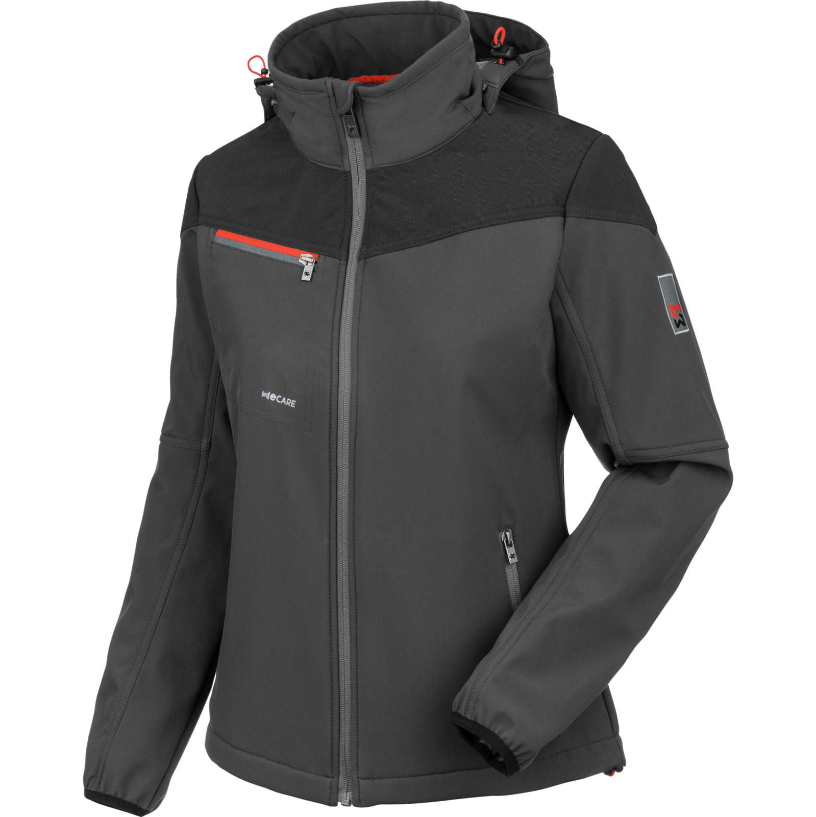 Softshell de travail femme Stretch X Würth MODYF anthracite