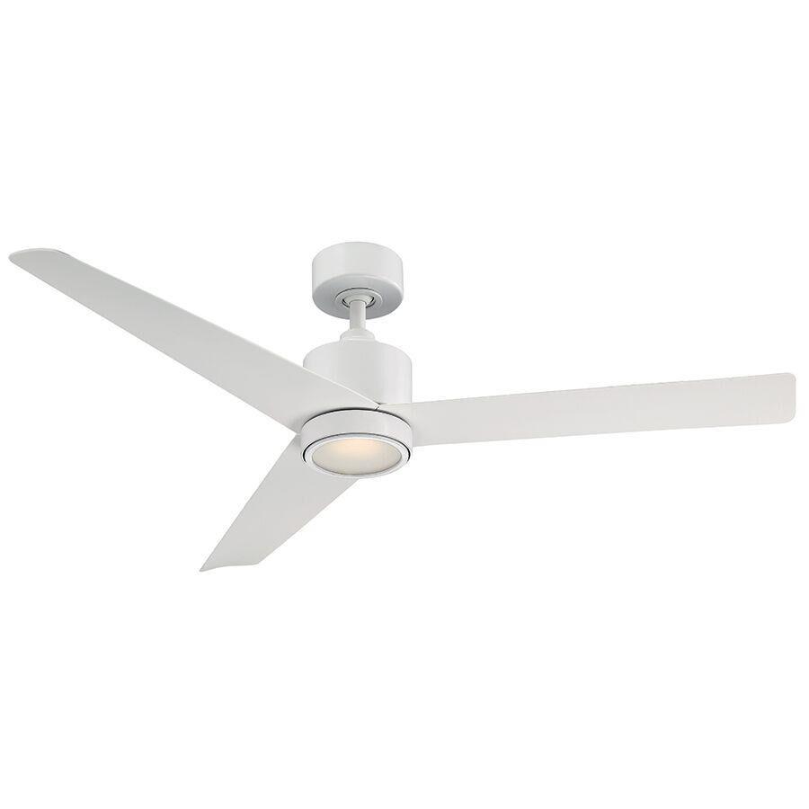 Modern Forms Lotus Outdoor Rated 54 Inch Ceiling Fan with Light Kit - FR-W1809-54L-MW