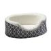 Quiet Time Defender Orthopedic Nesting Dog Bed, 14.25" L X 17.75" W X 5.5" H, Gray, X-Small, Gray / White