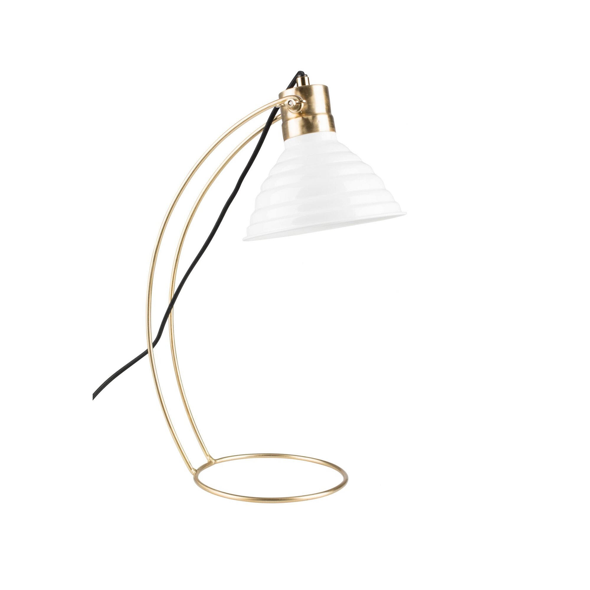 designline »Curly« Tischlampe weiss