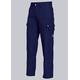 BP 1493-720-10-62 Arbeitshosen, Jeans-Stil mit mehreren Taschen, 305,00 g/m² Verstärkte Baumwolle, dunkelblau, 62
