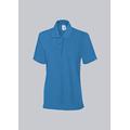 BP 1648-181-11-L Poloshirt für Frauen, 1/2 Ärmel, Polokragen mit Knopfleiste, 64 cm, 220,00 g/m² Stoffmischung, hellblau, L