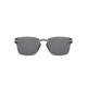 Oakley Men's 0Oo Latch Sq (A) 935802 Sunglasses, Matte Grey Ink/Blackiridium, 55
