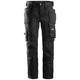 Snickers 6241 AllroundWork, Stretch Trousers Holster Pockets Black Waist: 41" Inside Leg: 32" *One Size Only - Outlet Store* Black 41" 32"