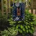 Caroline's Treasures Flowers Jack Russell Terrier 2-Sided Polyester 15 x 11.5 in. Garden Flag in Blue | 15 H x 11.5 W in | Wayfair BB5062GF