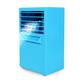 FBEST Mini climatiseur Mobile/Air Cooler/Rafraichisseur d'air/Portable Air conditionné/Air Cool/6 Heures d'autonomie,Blue