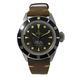 Walter Mitt Sea Diver Steel 316L Automatic Black Leather Brown Unisex Watch