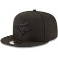Toronto Blue Jays New Era Black on 9FIFTY Team Snapback Adjustable Hat -
