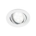 Sylvania - Kit spot led encastre orientable 40° GU10 345lm blanc chaud 3000K dim