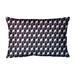 Latitude Run® Avicia Indoor/Outdoor Geometric Lumbar Pillow Polyester/Polyfill blend in Black | 31 H x 21.5 W x 3 D in | Wayfair