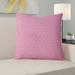 Latitude Run® Avicia Square Maze Indoor/Outdoor Throw Pillow Polyester/Polyfill blend in Red/Pink/Brown | 20 H x 20 W x 3 D in | Wayfair